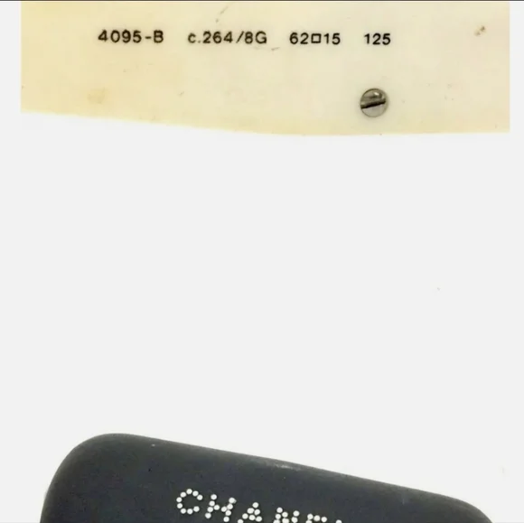 CHANEL 62□15 CC LOGO CREAM SUNGLASSES/R2842 - Picture 10 of 12